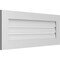 Ekena Millwork Vertical Surface Mount PVC Gable Vent: Functional, w/ 3-1/2"W x 1"P Standard Frame, 40"W x 16"H GVPVE40X1601SF - alternate 2